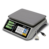Весы Mertech M-ER 328 AC-32.2 торговые RS-232 и USB без стойки